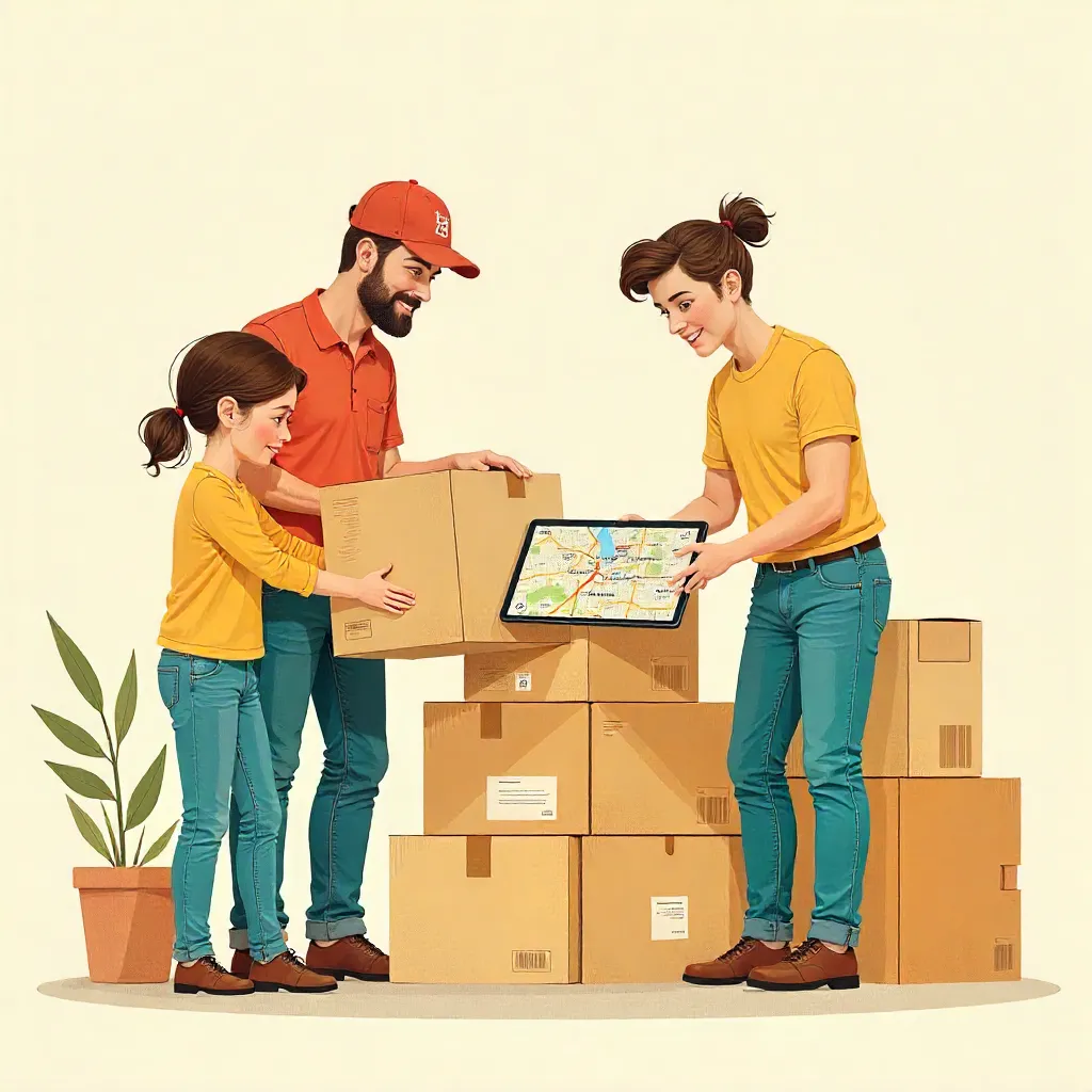 Organized moving process